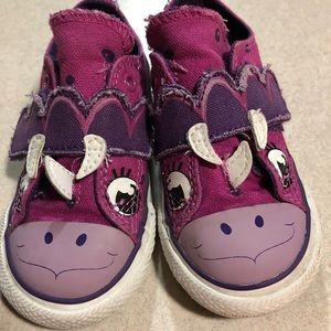 Purple Triceratops Converse!